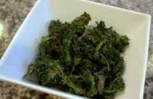 Easy and healthy kale chips.